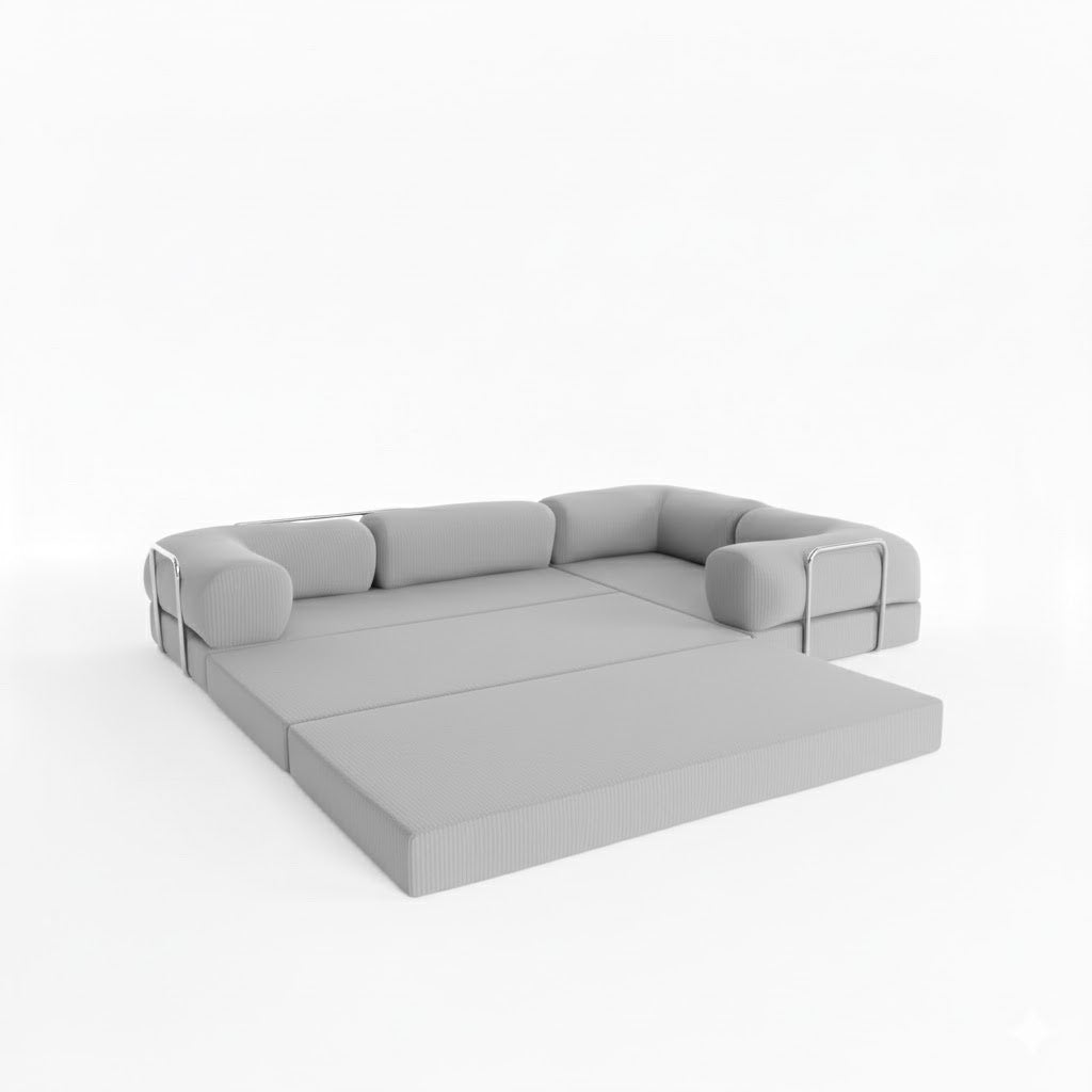 CANAPÉ-LIT HELYOS MAX NUAGE GRIS