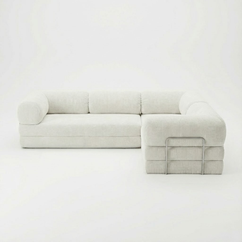 CANAPÉ-LIT MODERNE HELYOS  MAX NUAGE CRÈME