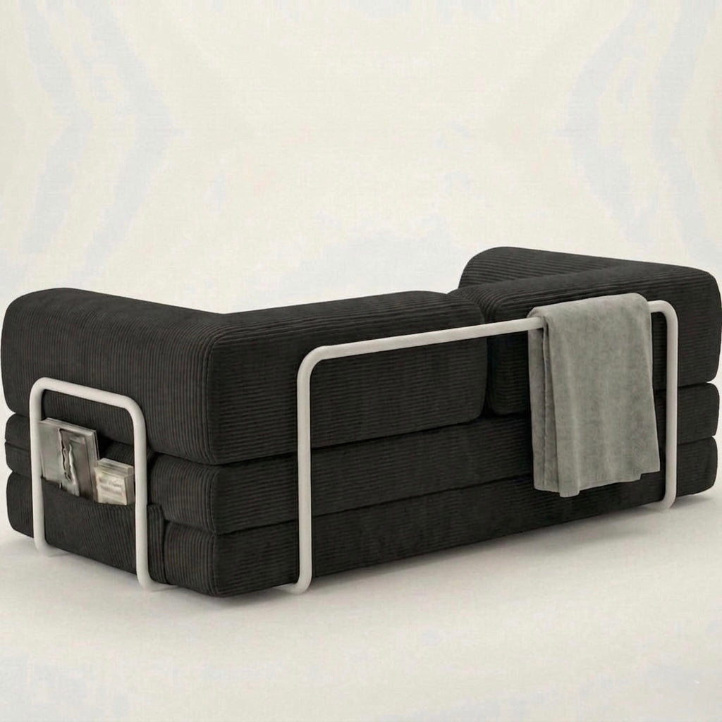DIVANO LETTO MODERNO HELYOS EBANO