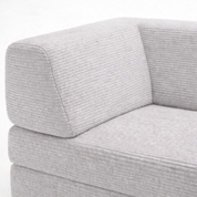 DIVANO LETTO MODERNO HELYOS NUVOLA GRIGIO