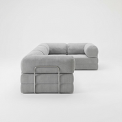 CANAPÉ-LIT MODERNE HELYOS MAX NUAGE GRIS