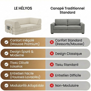 HELYOS OFF-BEIGE SOFA BED