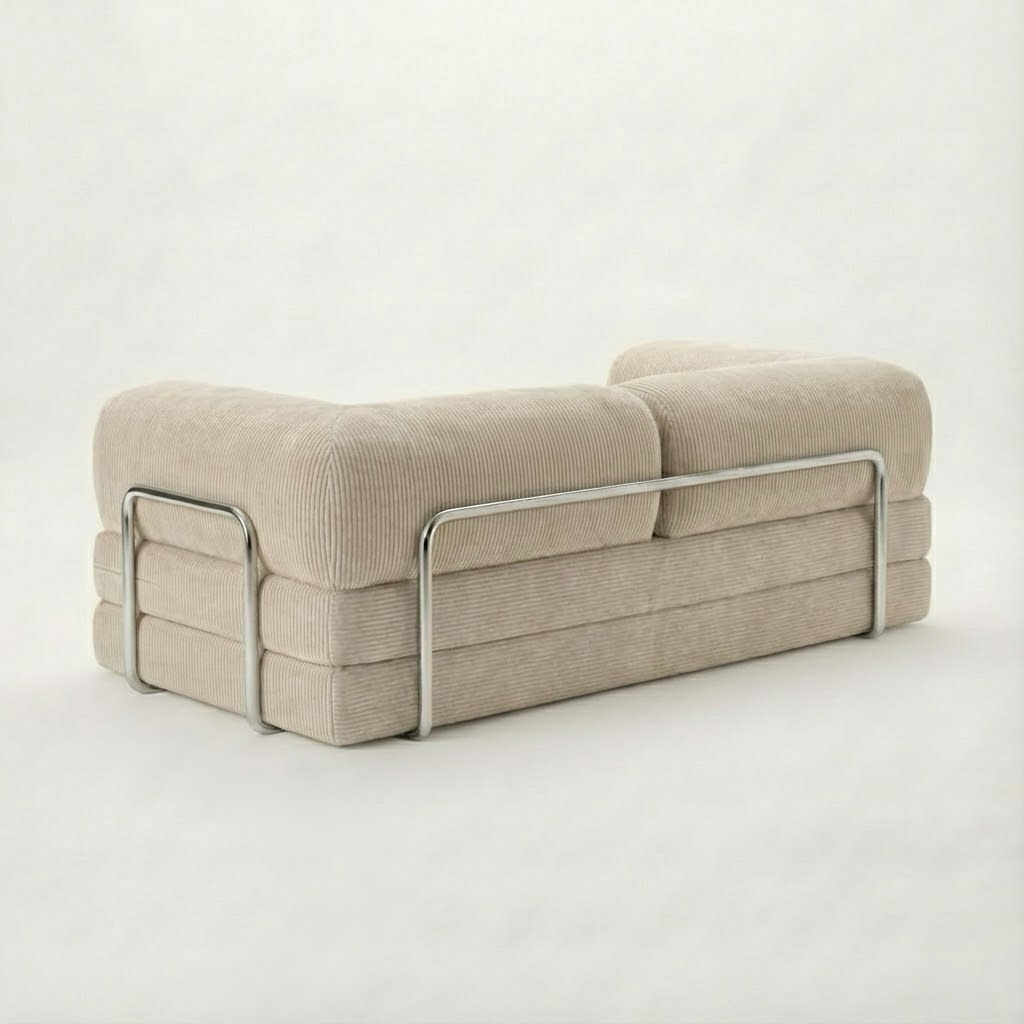 CANAPÉ-LIT  MODERNE HELYOS  BEIGE CASSÉ