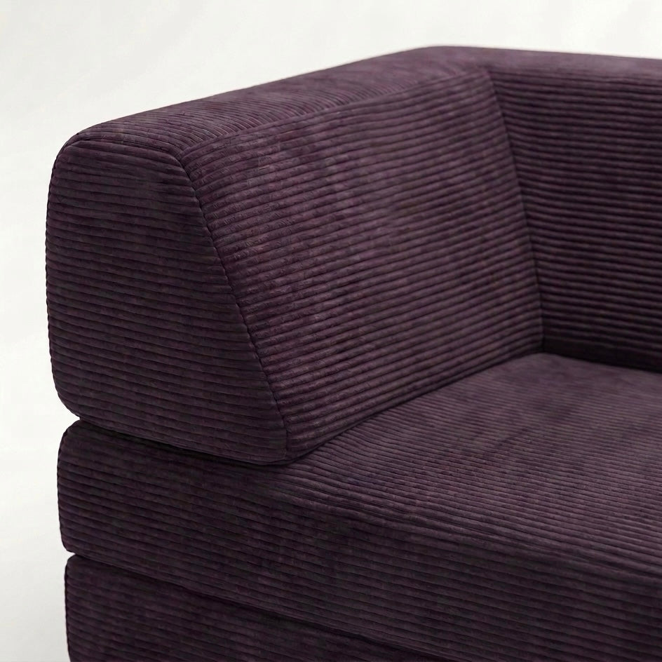 DIVANO LETTO MODERNO HELYOS MIRTILLO
