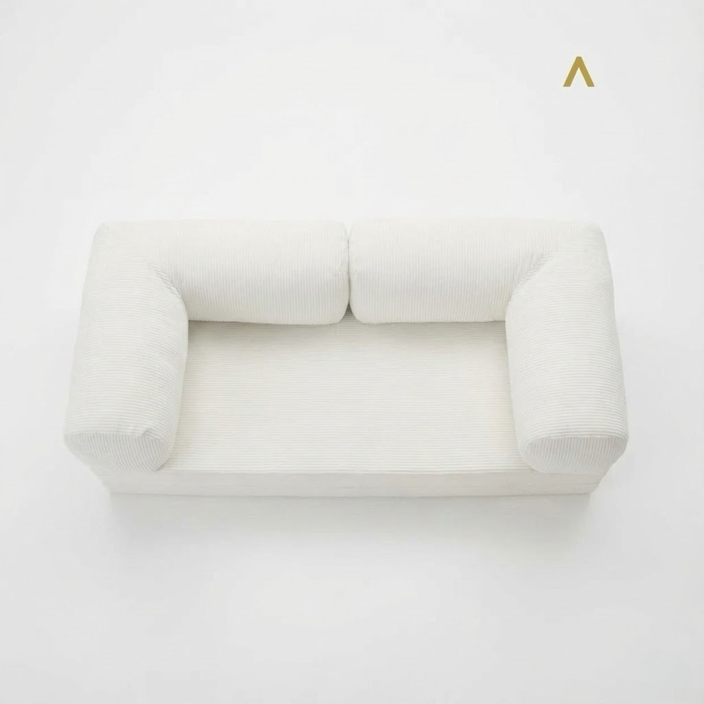 CANAPÉ-LIT MODERNE HELYOS NUAGE CRÈME