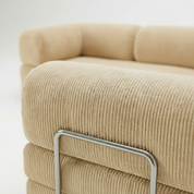 CANAPÉ-LIT MODERNE HELYOS MAX BEIGE CASSÉ