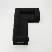 CANAPÉ-LIT MODERNE  HELYOS MAX ÉBÈNE