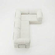 CANAPÉ-LIT MODERNE HELYOS  MAX NUAGE CRÈME