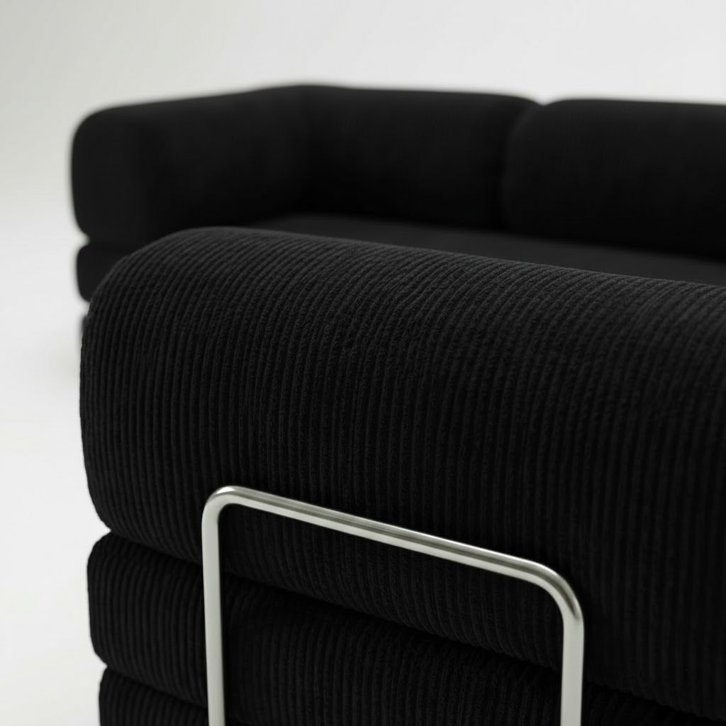 CANAPÉ-LIT MODERNE  HELYOS MAX ÉBÈNE