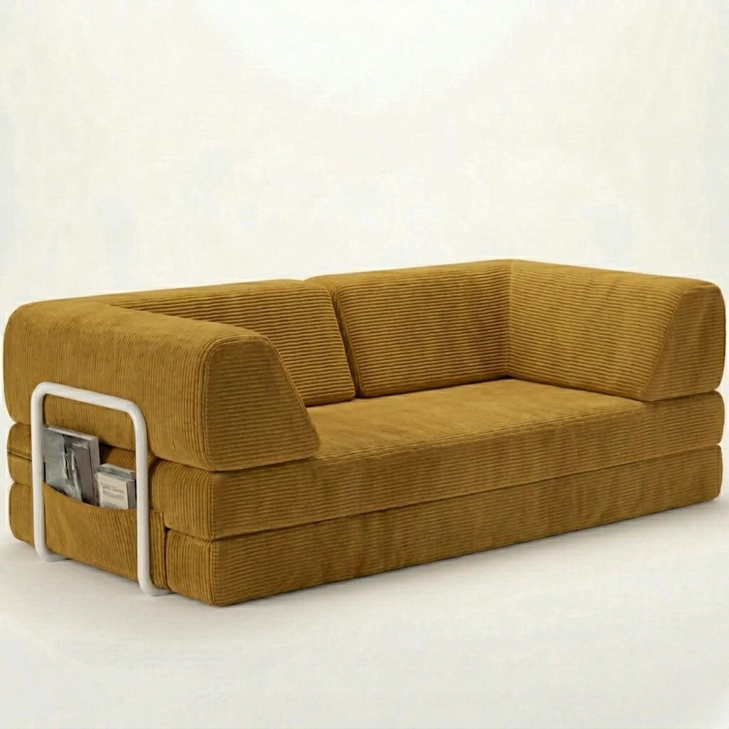 HELYOS SUN MUSTARD SOFA BED