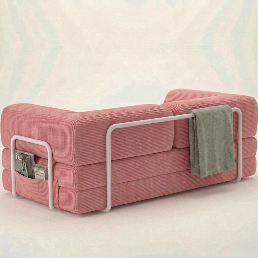 HELYOS PINK SOFA BED