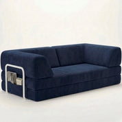 DIVANO LETTO MODERNO HELYOS BLU NOTTE