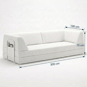 DIVANO LETTO MODERNO EBANO MAX