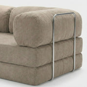 CANAPÉ - LIT HELYOS BEIGE CASSÉ - Asterina