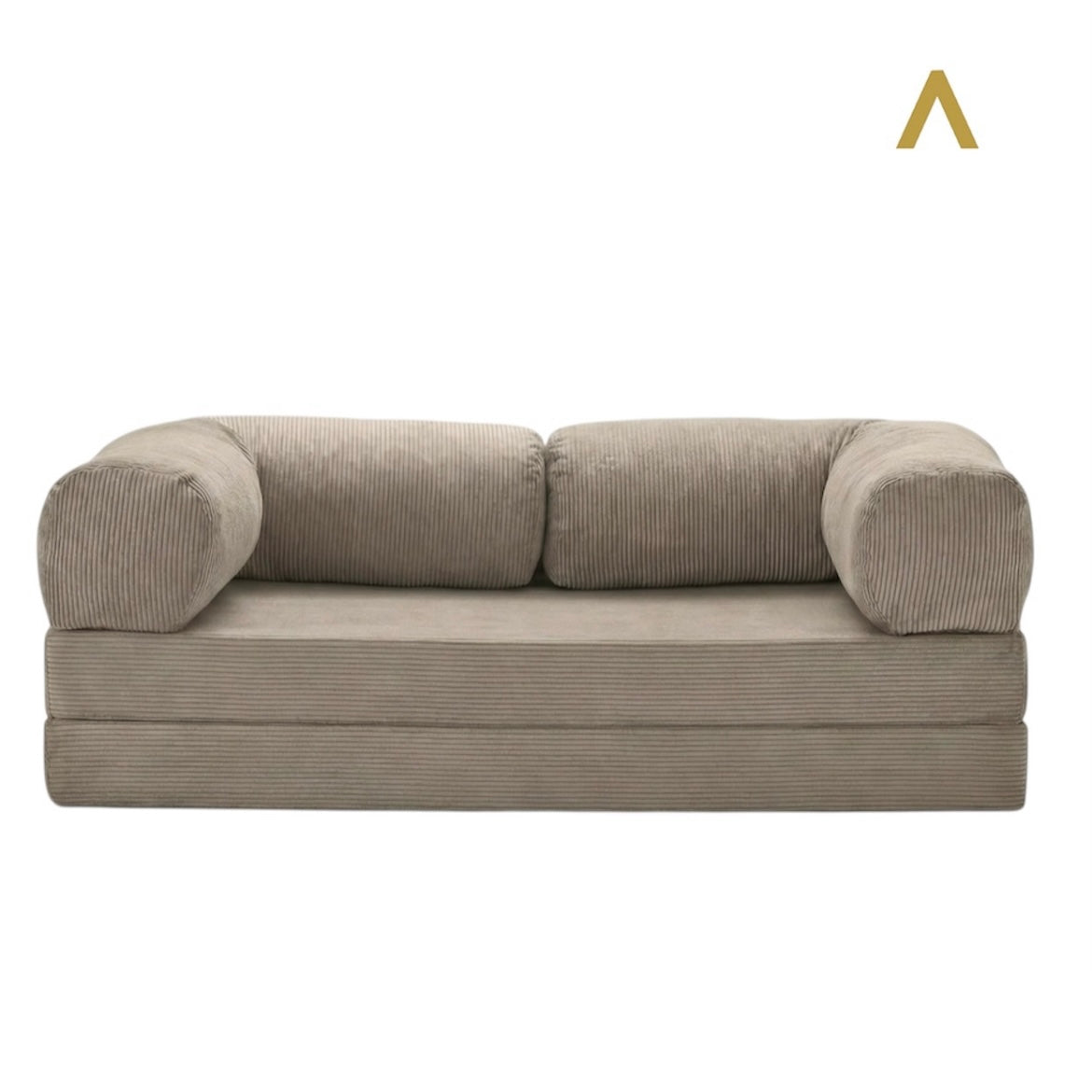 CANAPÉ - LIT HELYOS BEIGE CASSÉ - Asterina