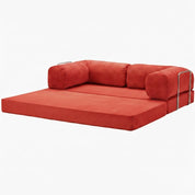 CANAPÉ - LIT HELYOS FRAMBOISE - Asterina