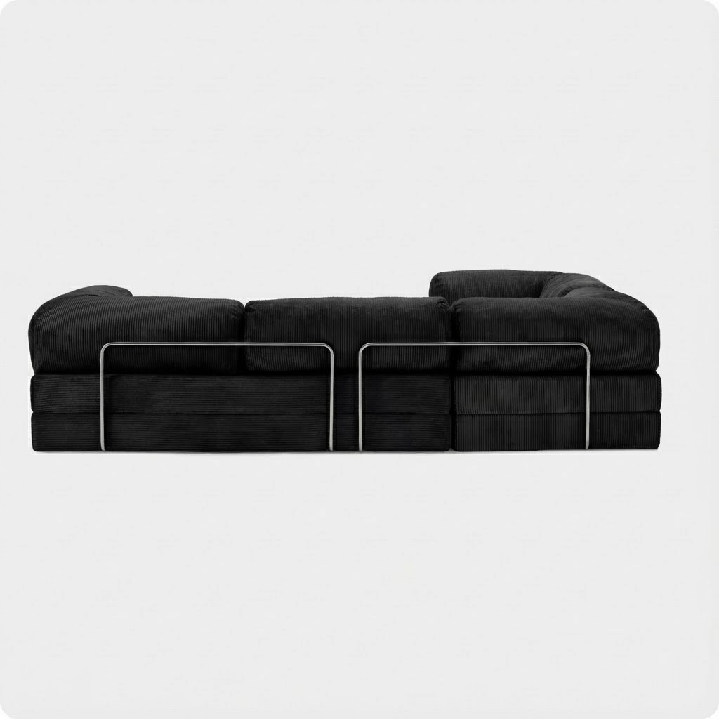 CANAPÉ - LIT HELYOS MAX ÉBÈNE - Asterina