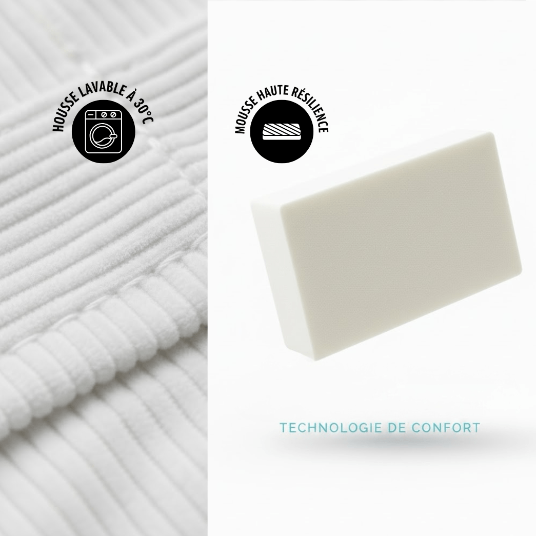 CANAPÉ - LIT HELYOS MAX NUAGE GRIS - Asterina