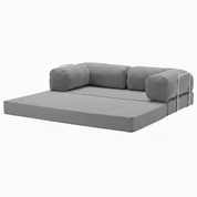 CANAPÉ - LIT HELYOS NUAGE GRIS - Asterina