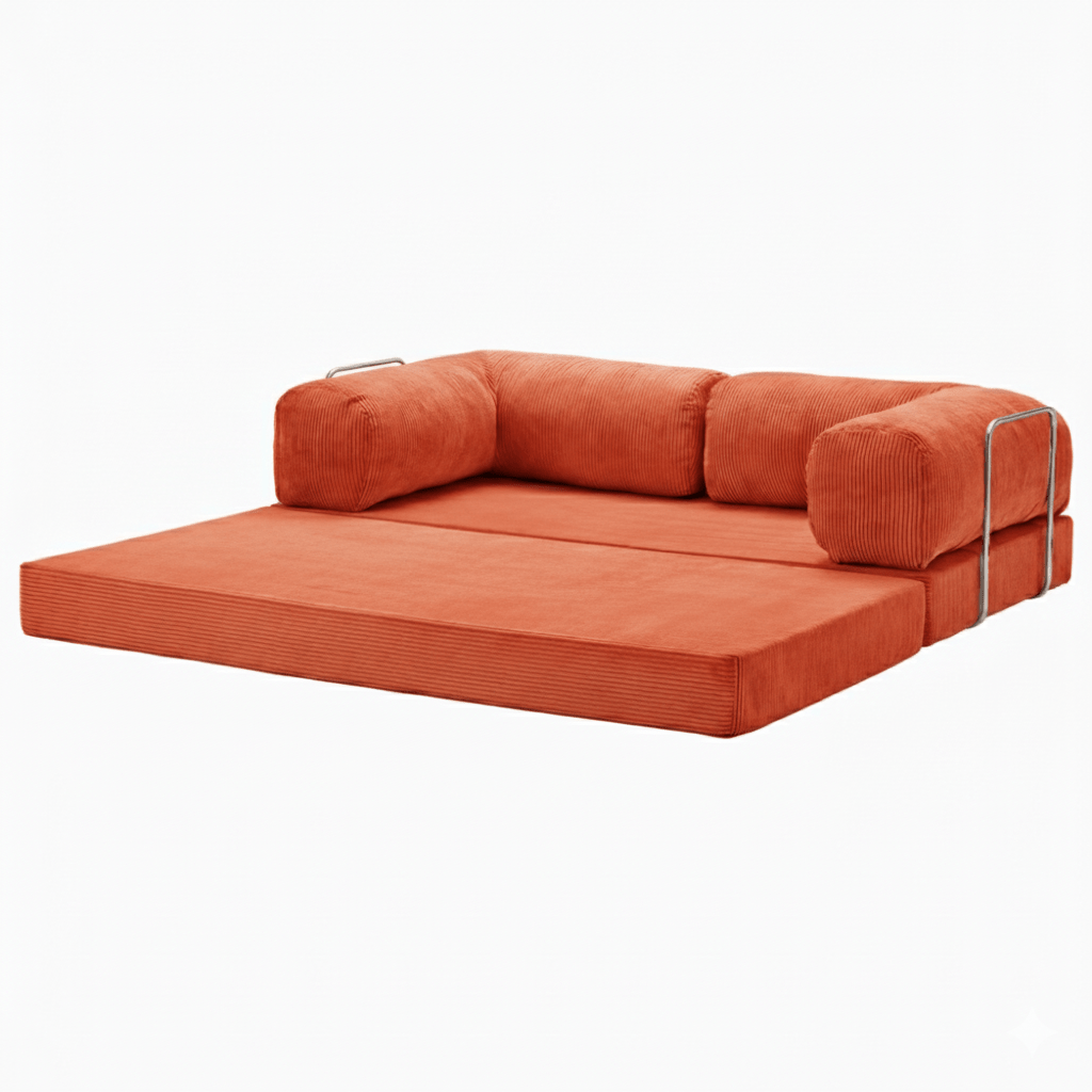 CANAPÉ - LIT HELYOS SAUMON - Asterina