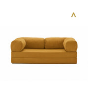 CANAPÉ - LIT HELYOS SOLEIL MOUTARDE - Asterina